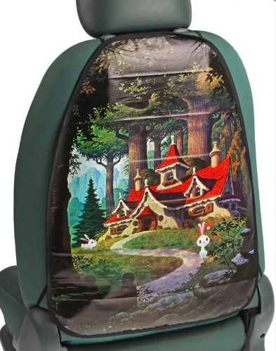 Накидка-незапинайка на спинку сиденья авто полянка 61*46см 2765783