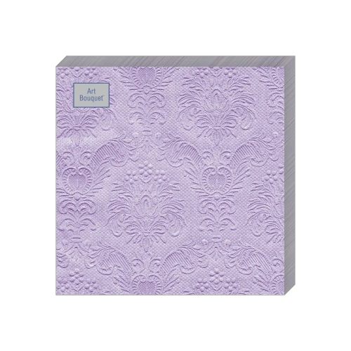 BOUQUET Art салфетки столовые барокко лиловый 3сл. 33*33см 16шт