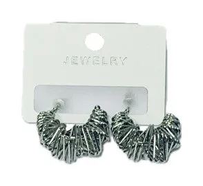 Серьги пружинка цв.серебро L 230717