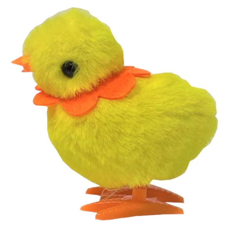 Сувенир Цыпленок заводной 10х7см EJ25079