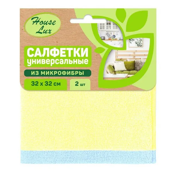 HOUSE LUXE салфетка микрофибра 32*32см 72482
