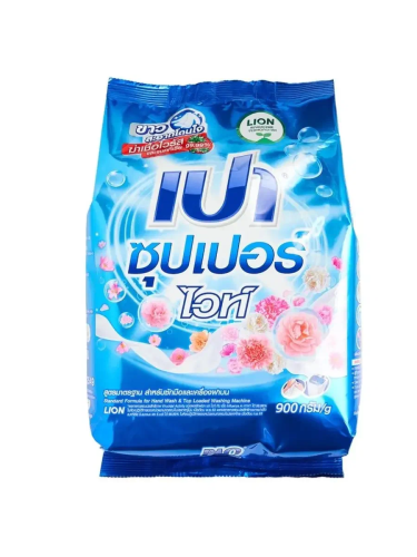 LION PAO порошок cтир с отбеливателем 900г white nano tech