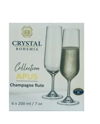 BOHEMIA Apus бокал д/шампанского 6шт 210мл БСС0307