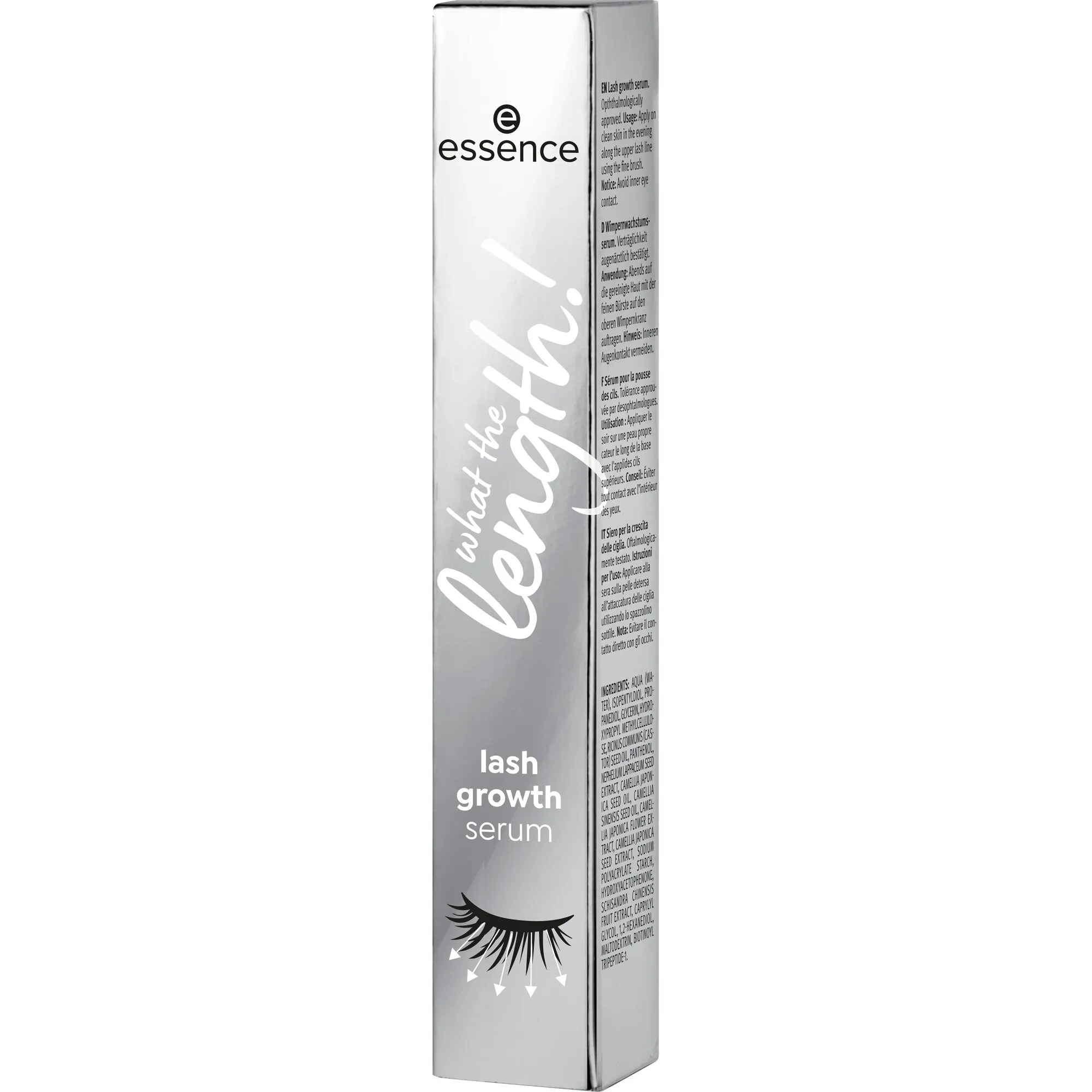 ESSENCE сыворотка д/роста ресниц what the length lash growth serum