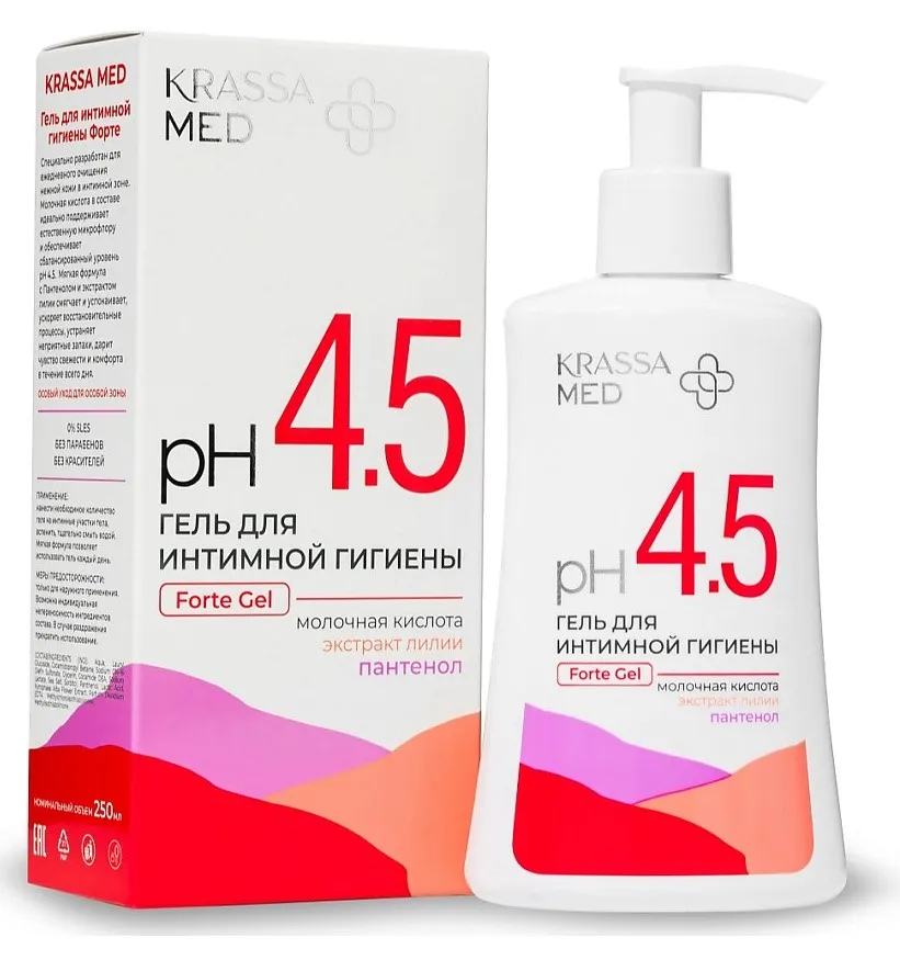KRASSA MED гель д/интимной гигиены форте 250мл