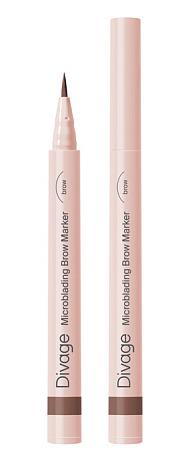 DIVAGE маркер д/бровей стойкий с эффектом microblading т.02