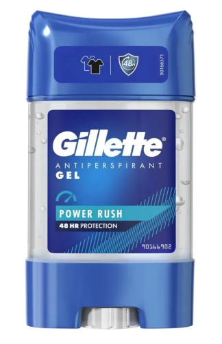GILLETTE дезодорант-антиперспирант гелевый power rush 70мл