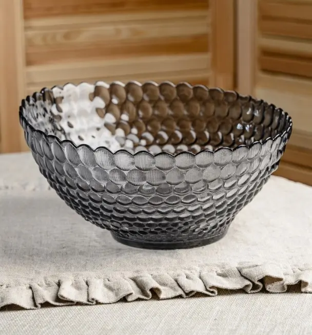 ДЕКОСТЕК салатник графит 23см 5811/1-Н7