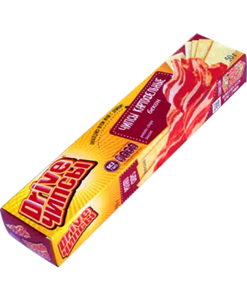 DRIVE чипсы картофельные со вкусом бекона 50гр/6