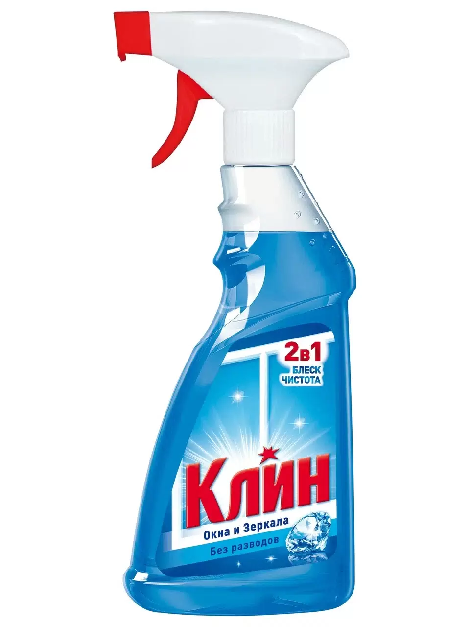 КЛИН средство д/мытья стекол и зеркал кристалл 500мл