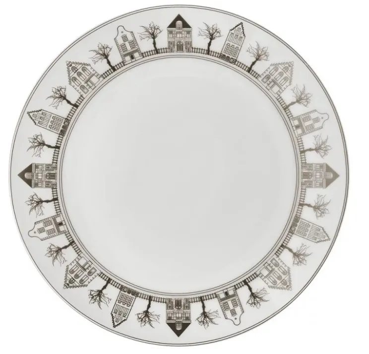 ESPRADO тарелка обеденная дизайн saragossa твердый фарфор 24,5см SRG024BE301_