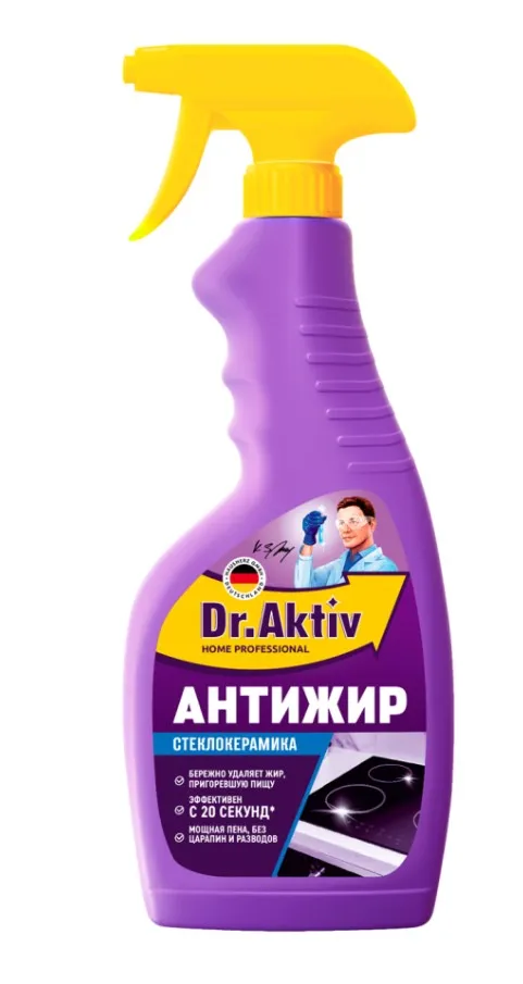 DR.AKTIV средство чистящее д/стеклокерамики спрей 500мл