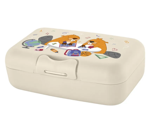 Бобры ланч-бокс school молочный 0,7л SE112410048