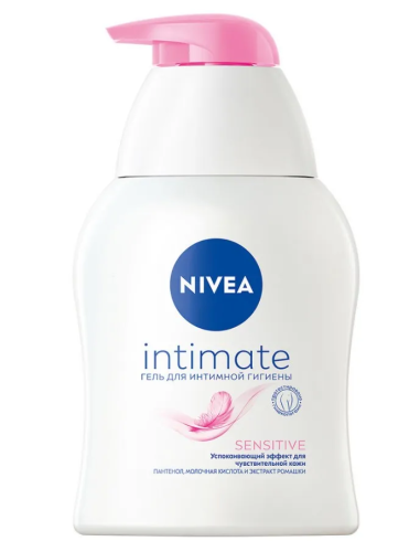 NIVEA гель д/интимной гигиены sensitive 250мл 81051