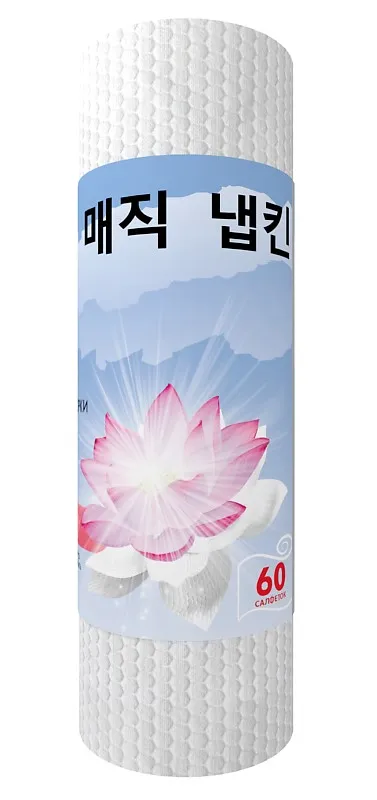 NAMZA салфетки д/уборки особо прочные безворсовые рулон 21*25см 60шт