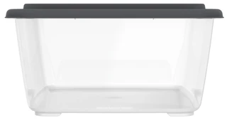 Контейнер гурман заморозка/СВЧ цв.графит 3,5л АП1021/70