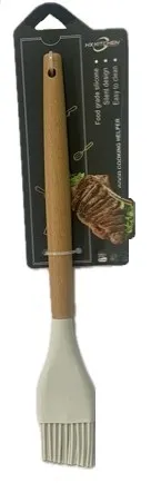 KITCHEN Кисточка кулинарная силикон цв.белый ED25215