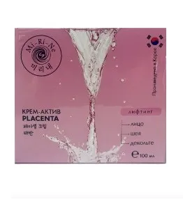 MI-RI-NE крем-актив защитный д/кожи лица шеи и декольте placenta 100мл