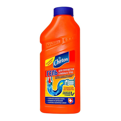 CHIRTON гель д/чистки сливных труб 500мл