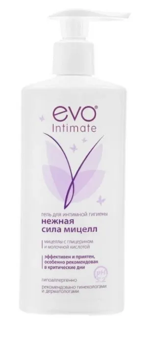 EVO гель д/интимной гигиены нежная сила мицелл 250мл 1965