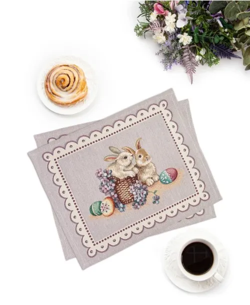 LE GOBELIN комплект салфеток дизайн лавандово-сиреневое настроение 2шт 35*45см 04702