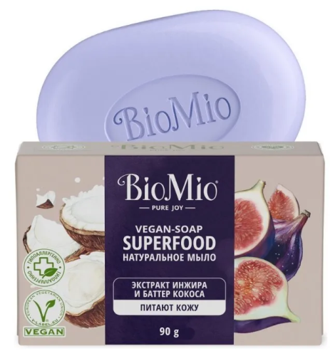 BioMio мыло натуральное инжир и кокос 90 г