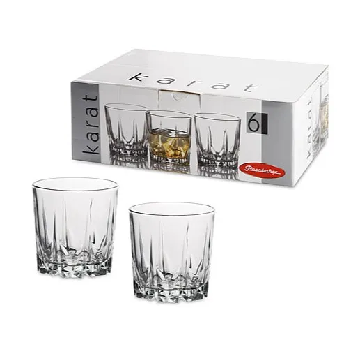 PASABAHCE Karat набор стаканов д/виски 325мл 6шт 52885