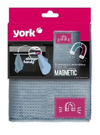 YORK салфетка из микрофибры с магнитом 40*50см