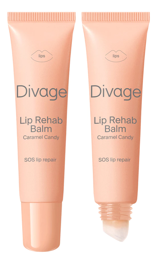 DIVAGE бальзам д/губ lip rehab balm с ароматом карамели
