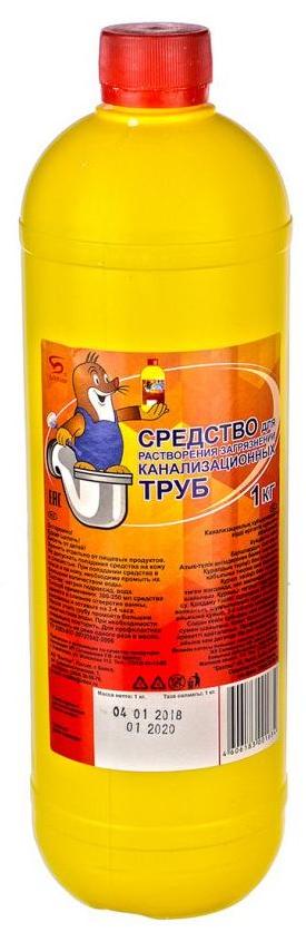 КРОТ средство д/чистки труб 1000мл