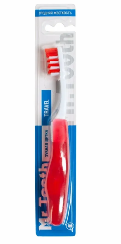 MR.TOOTH щетка зубная дорожная средней жесткости