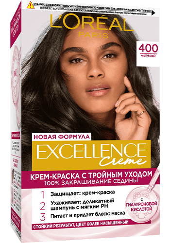 LOREAL EXCELLENCE краска д/волос т.400 Каштан