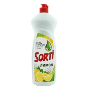 SORTI средство д/мытья посуды лимон 900мл (12)