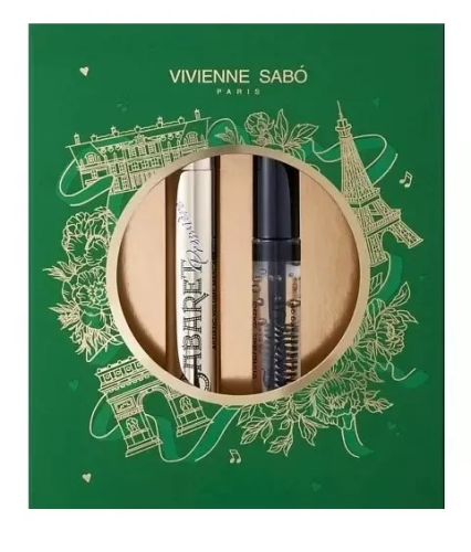 VIVIENNE SABO набор подарочный: тушь сabaret premiere т.01 и гель д/бровей fixateur т.02