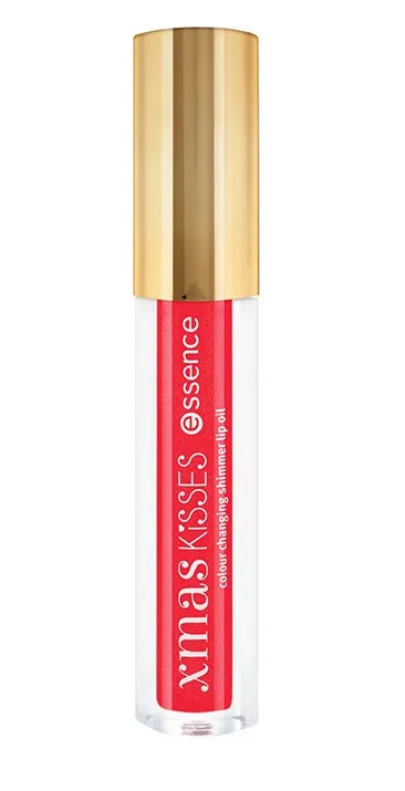 ESSENSE масло д/губ меняющее оттенок xmas kisses colour changing shimmer lip oil т.01