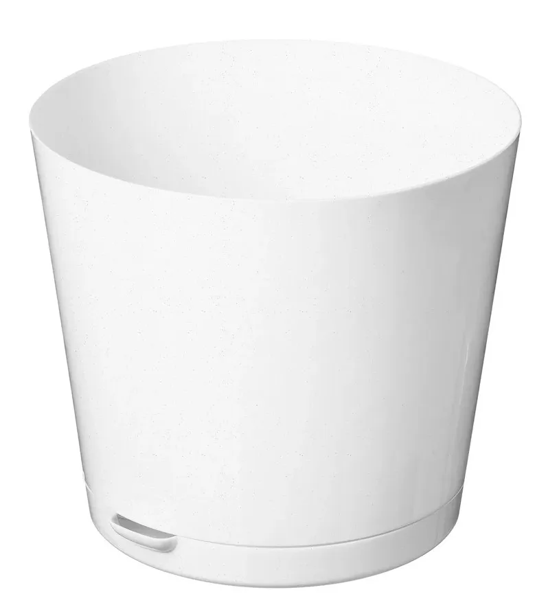 Кашпо oregano прикорневой полив мраморный 4л 221602633/01