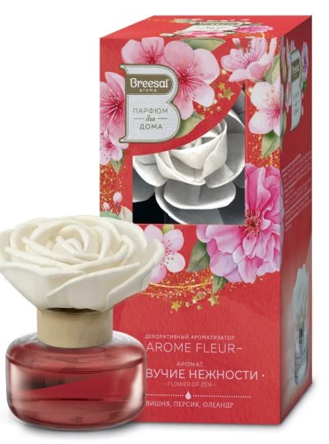BREESAL дифузор ароматический декоративный аrome fleur созвучие нежности 90мл