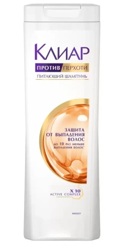 CLEAR NUTRIUM шампунь д/волос против перхоти и выпадения 400мл