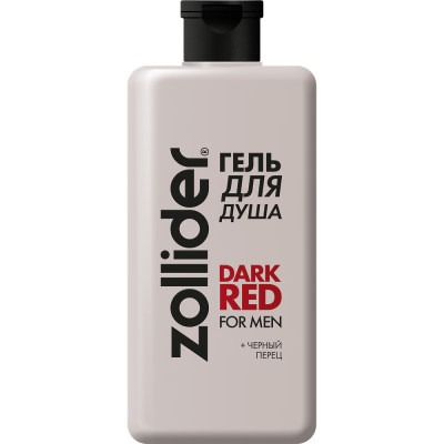 ZOLLIDER гель д/душа dark red for men 370мл