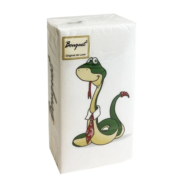 BOUQUET Original de Luxe салфетки столовые нг символ года 3сл. 33*33см 20шт