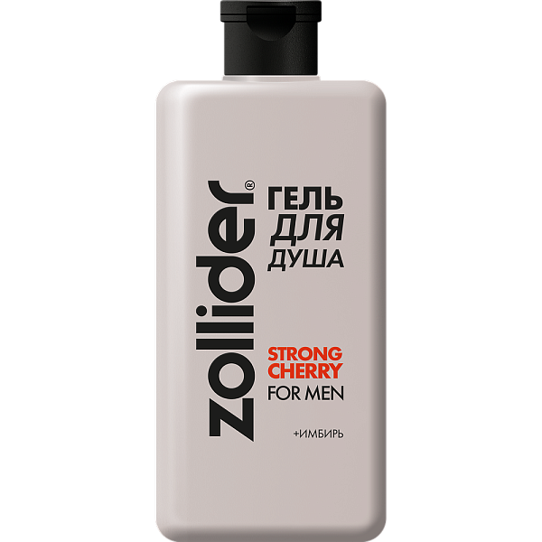 ZOLLIDER гель д/душа strong cherry for men 370мл
