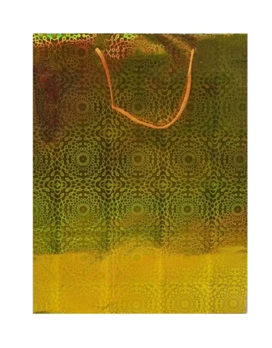 Пакет подарочный голография 26*34*8см EJ25294