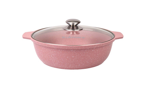 KUKMARA кастрюля-жаровня trendy style rose 3л