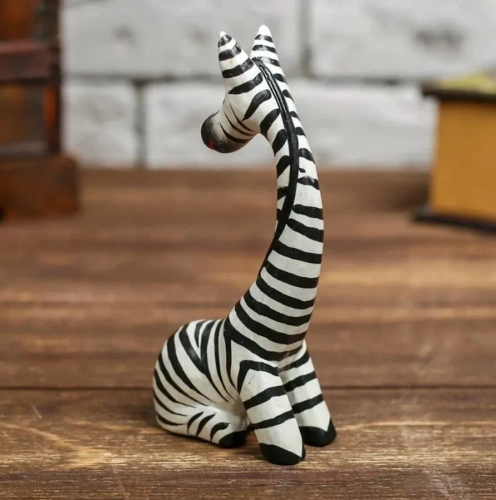Сувенир дерево стеснительная зебра 13*5,5*3,5см 1244867