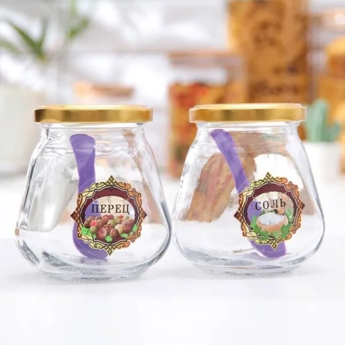 LARANGE набор д/хранения специй соль и перец 2*260мл 626076