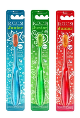 ROCS Junior щетка зубная детская 6-12 мягкая