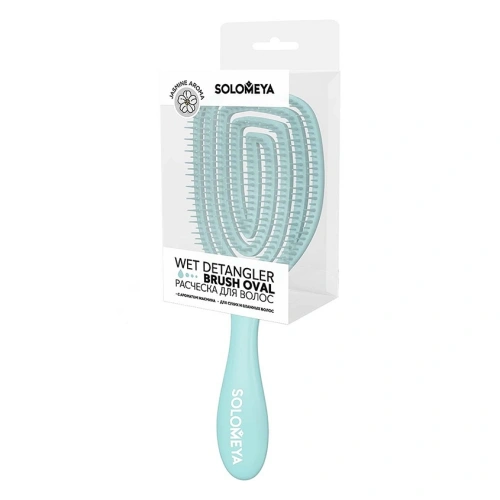 SOLOMEYA расческа д/сухих и влажных волос с ароматом жасмина MZ0011