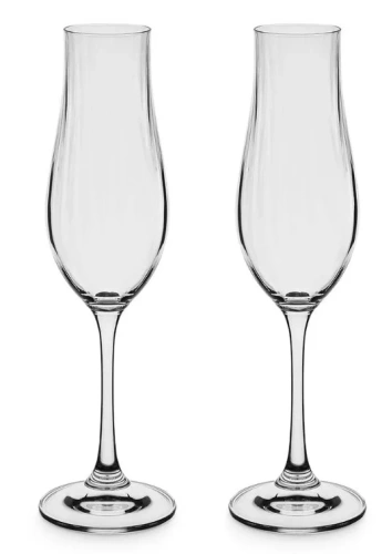 BOHEMIA Crystalite рюмка д/шампанского vireo optic 2шт 200мл