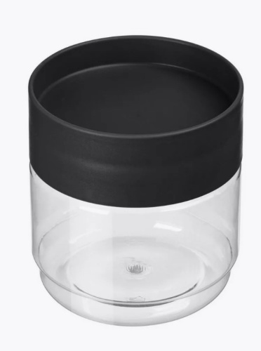 IDILAND Asti банка д/сыпучих продуктов цв.черный 500мл 221102630/02