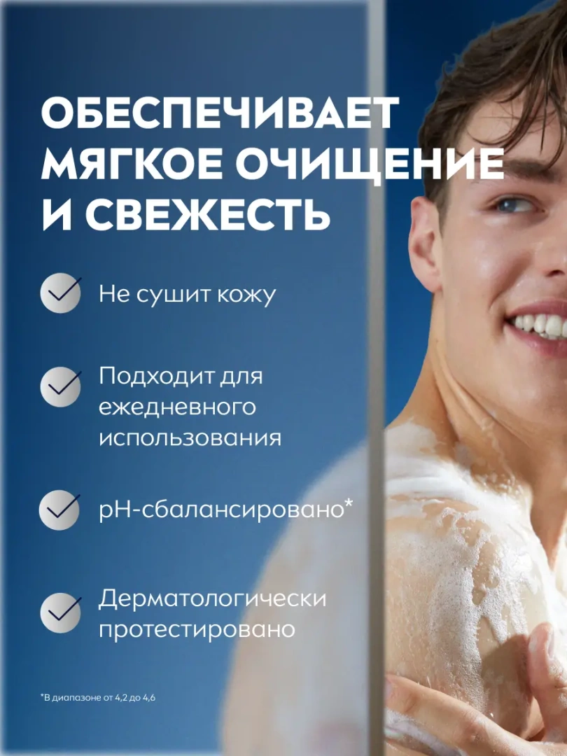 NIVEA MEN гель для душа сила угля 250мл 84045